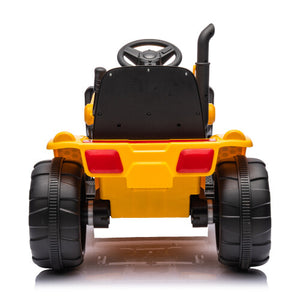 12V Battery-Powered Kids Ride-On Electric Excavator Tractor with Digging Handle Trend Times 9
