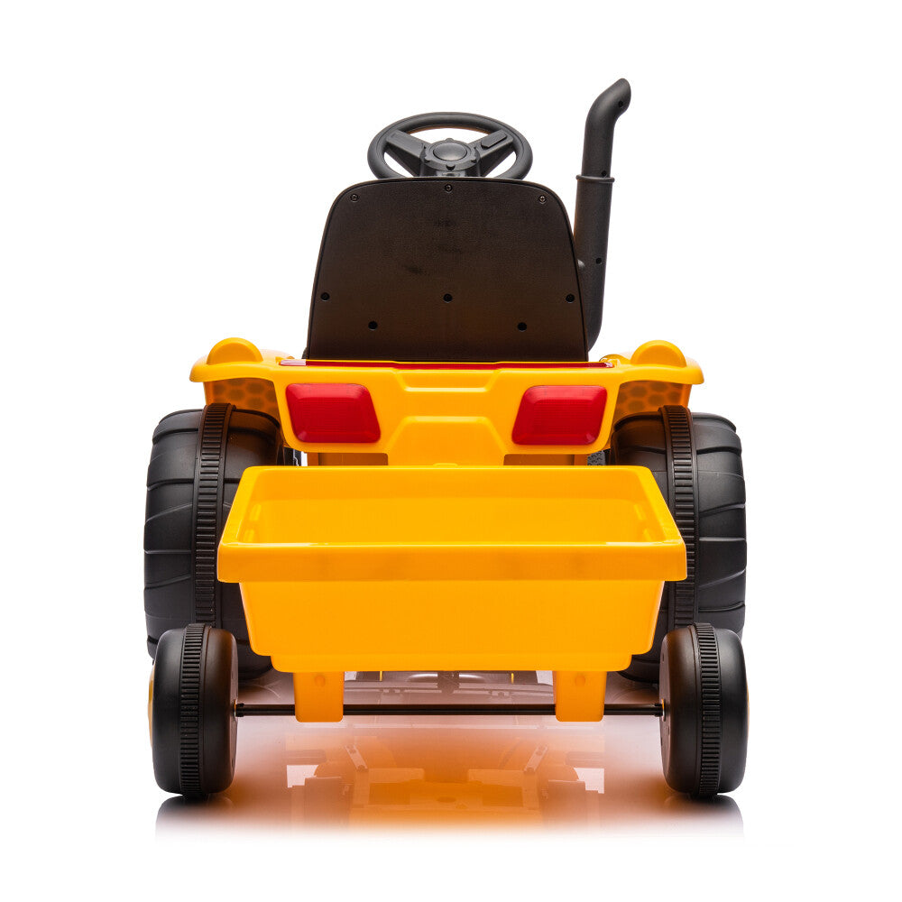 12V Battery-Powered Kids Electric Ride-On Tractor Excavator Motorized Toy Car Trend Times 13