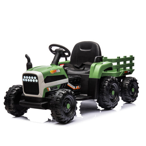 12V Kids Ride-On Tractor with Trailer, Battery Powered, Remote Control, Child-Friendly Vehicle Trend Times 29