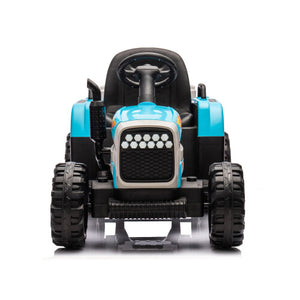 12V Battery-Powered Kids Ride-On Tractor with Trailer and Remote Control, 3-Speed Child Vehicle Trend Times 29