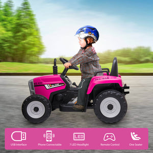 12V Kids Ride On Tractor with Trailer and Remote Control Electric Vehicle Toy Trend Times 14