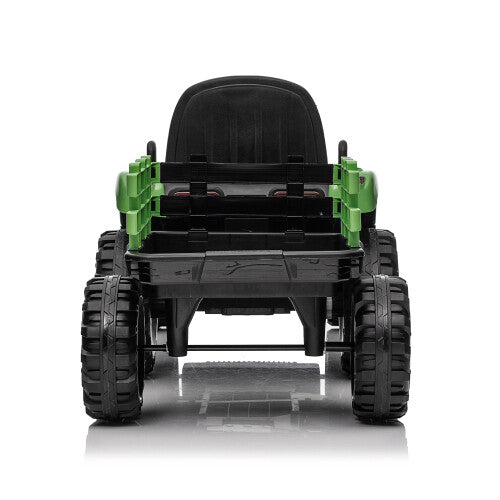 12V Battery-Powered Kids Ride-On Tractor with Trailer, Remote Control, and 3-Speed Settings Trend Times 8