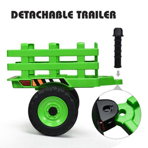 12V Kids Ride-On Tractor with Trailer, Ground Loader, RC Remote Control, and Lights Trend Times 8