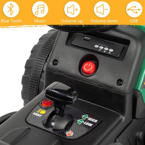 12V Kids Ride-On Tractor with Trailer, Remote Control, and LED Headlights Trend Times 2