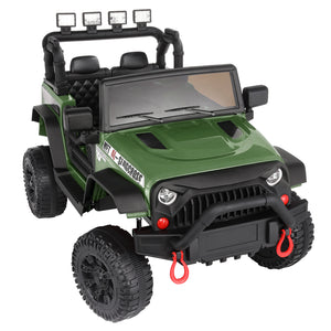 12V Kids Electric Ride-On Jeep Truck Car 1-Seater with Remote Control Toy Vehicle Trend Times 1