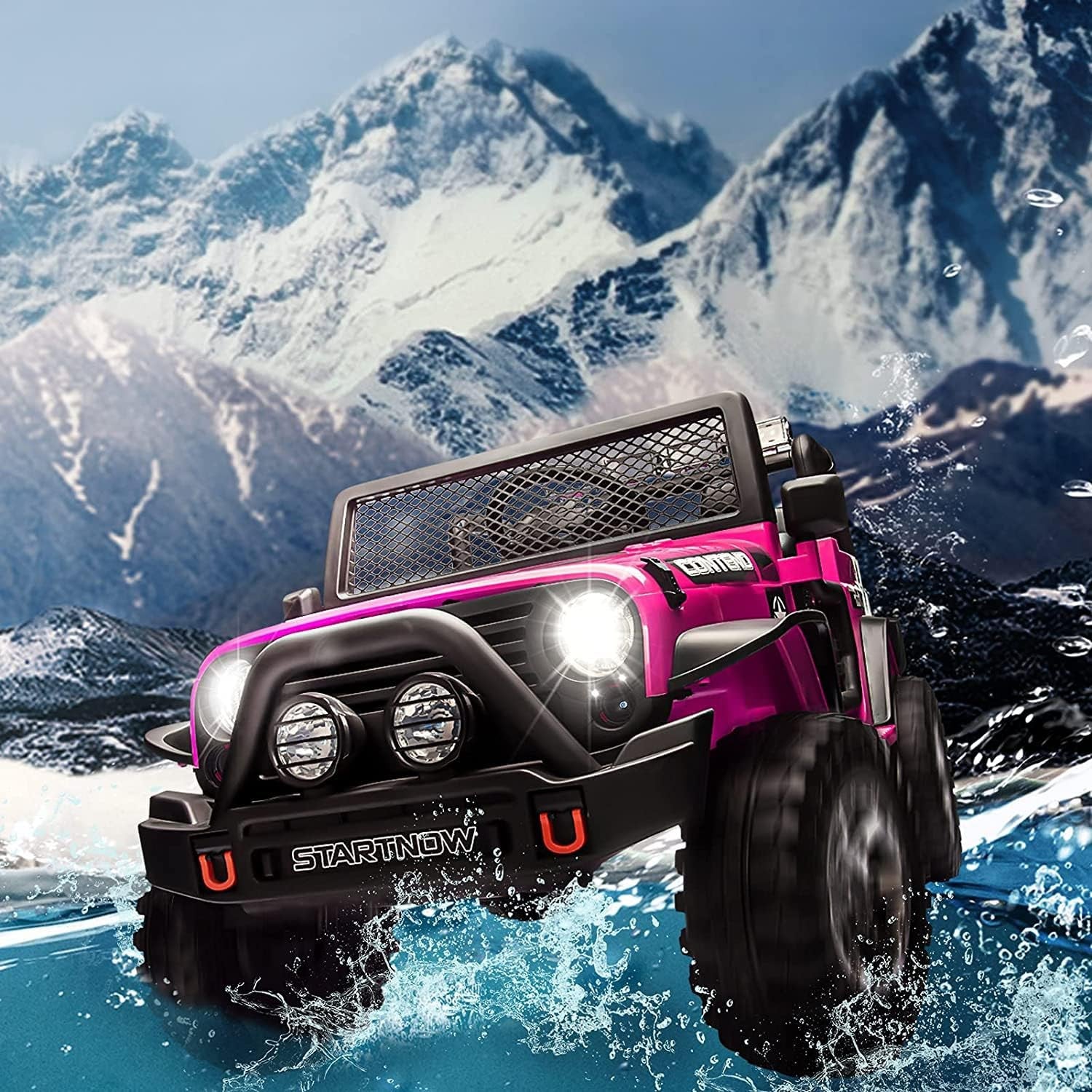 12V Electric 2-Seater Kids Ride-On Jeep Truck with Remote Control Trend Times 16