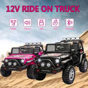 12V Electric 2-Seater Kids Ride-On Jeep Truck with Remote Control Trend Times 12