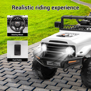 12V Electric 2-Seater Kids Ride-On Jeep Truck with Remote Control Trend Times 8