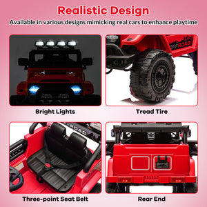 12V Kids Ride-On 2WD Battery-Powered Truck Car with Remote Control Trend Times 13