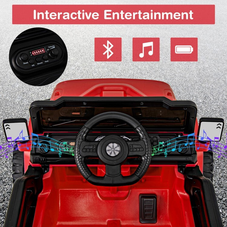 12V Kids Ride-On Truck Car with 3-Speed Driving, Remote Control, and Steering Wheel Trend Times 7
