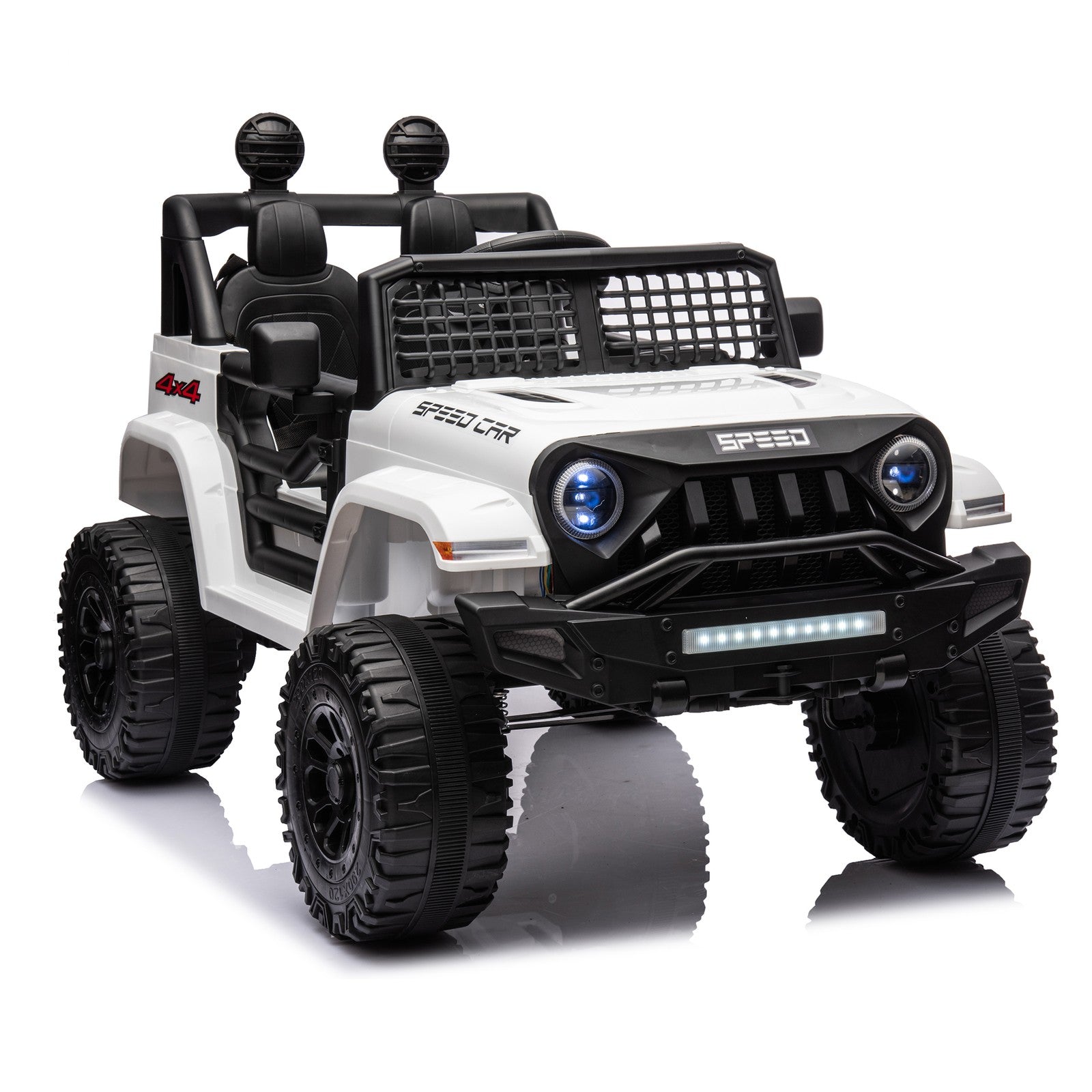 12V Kids Electric Ride-On Truck Car Toy with 3 Speeds and Remote Control Trend Times 3