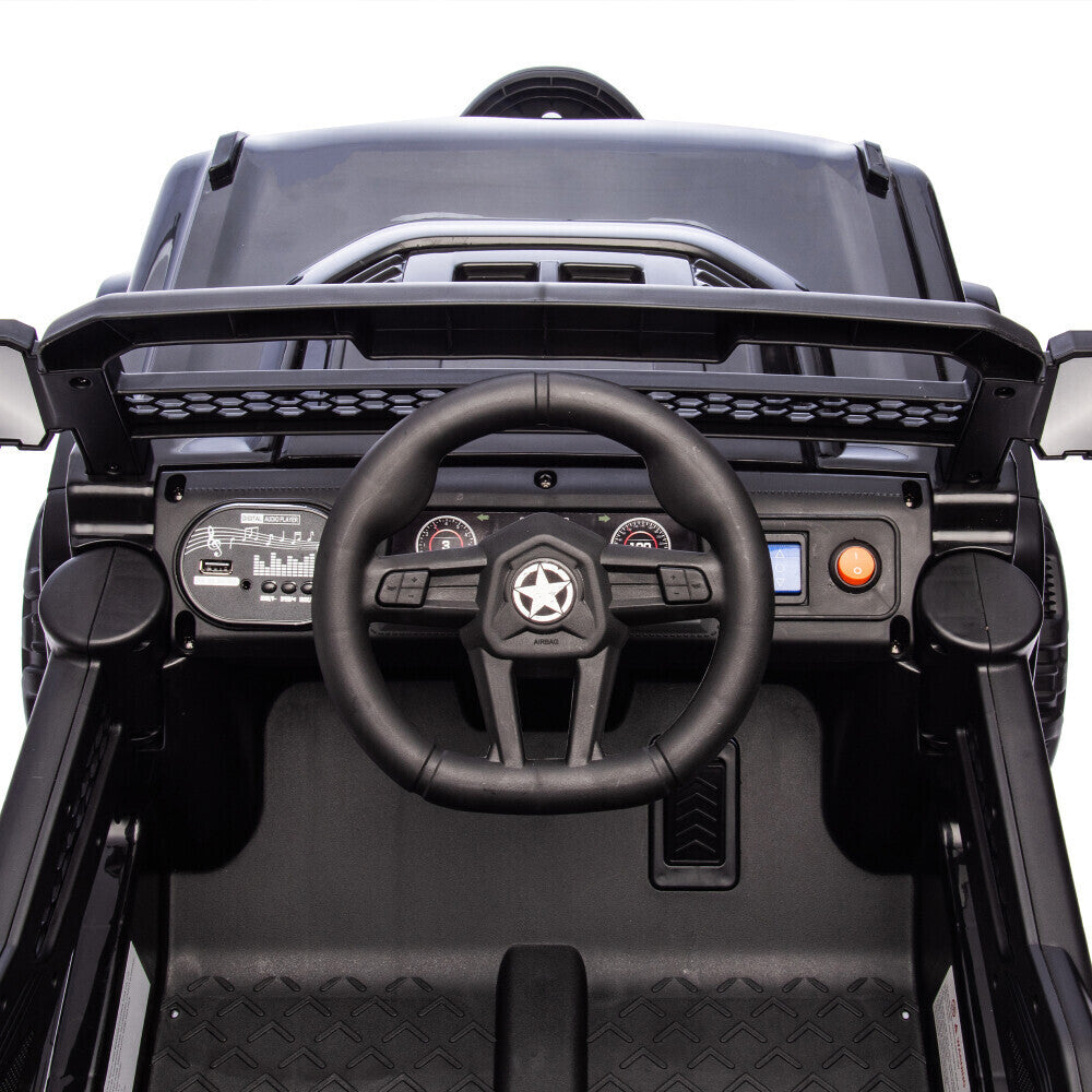 12V Kids Electric Ride-On Truck with 6 Wheels, Music, and Remote Control Trend Times 13