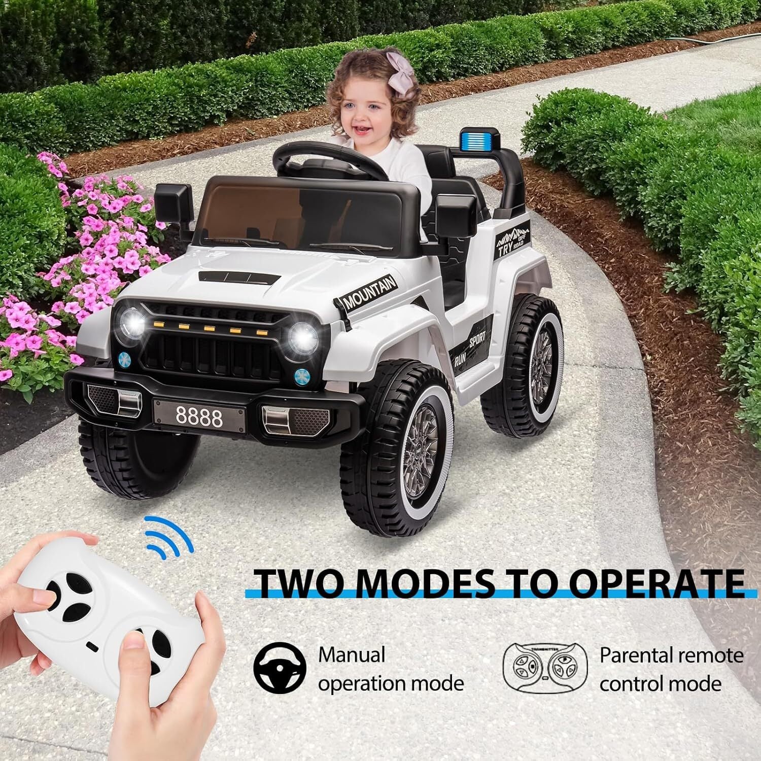 12V Battery-Powered Electric Ride-On Truck Car Toy for Kids Boys and Girls Trend Times 3