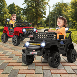 12V Battery-Powered Kids Electric Ride-On Truck Car with 3 Speeds for Toddlers Trend Times 2