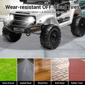 12V Kids Electric Ride-On Off-Road SUV Truck with Remote Control and LED Lights Trend Times 7
