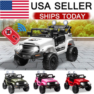 12V Kids Electric Ride-On Off-Road SUV Truck with Remote Control and LED Lights Trend Times 9