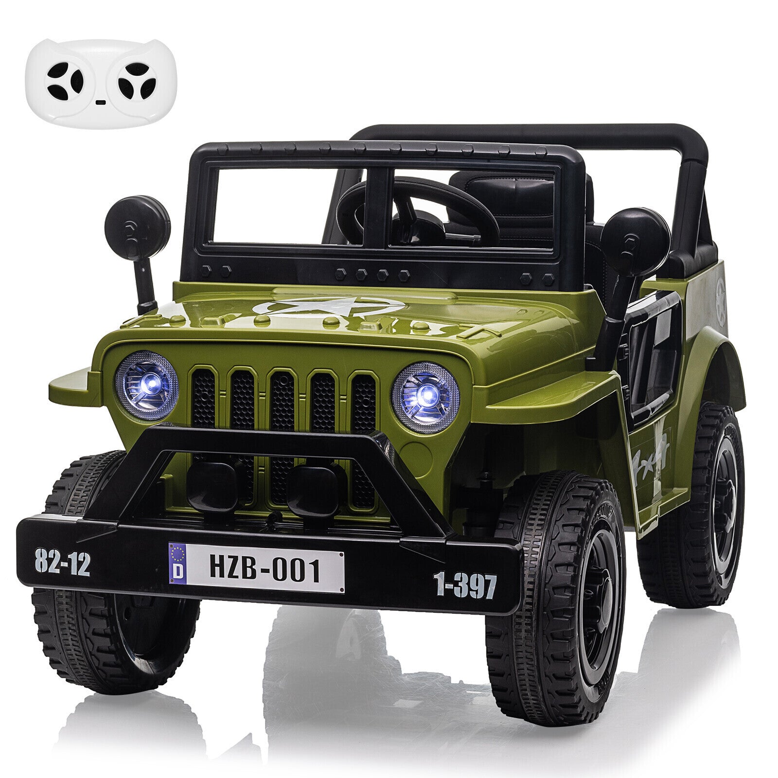 12V Electric Ride-On Truck Car for Kids with Remote Control and LED Lights Trend Times 1