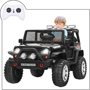 12V Kids Electric 2-Seater Jeep Ride-On Truck with MP3 and LED Lights Trend Times 2