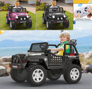 12V Kids Electric 2-Seater Jeep Ride-On Truck with MP3 and LED Lights Trend Times 5