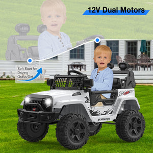 12V Kids Electric Ride-On Truck and Car with Parent Remote Control and LED Lights Trend Times 5