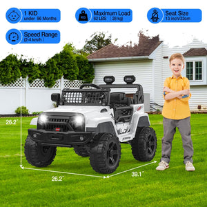 12V Kids Electric Ride-On Truck and Car with Parent Remote Control and LED Lights Trend Times 7