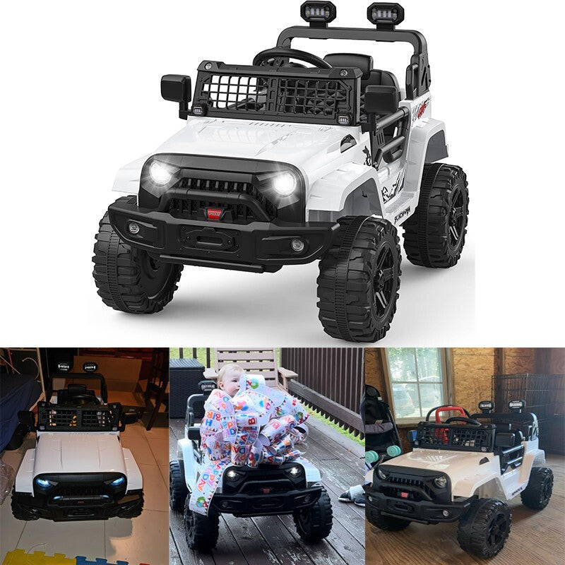 12V Kids Electric Ride-On Truck and Car with Parent Remote Control and LED Lights Trend Times Variant 0