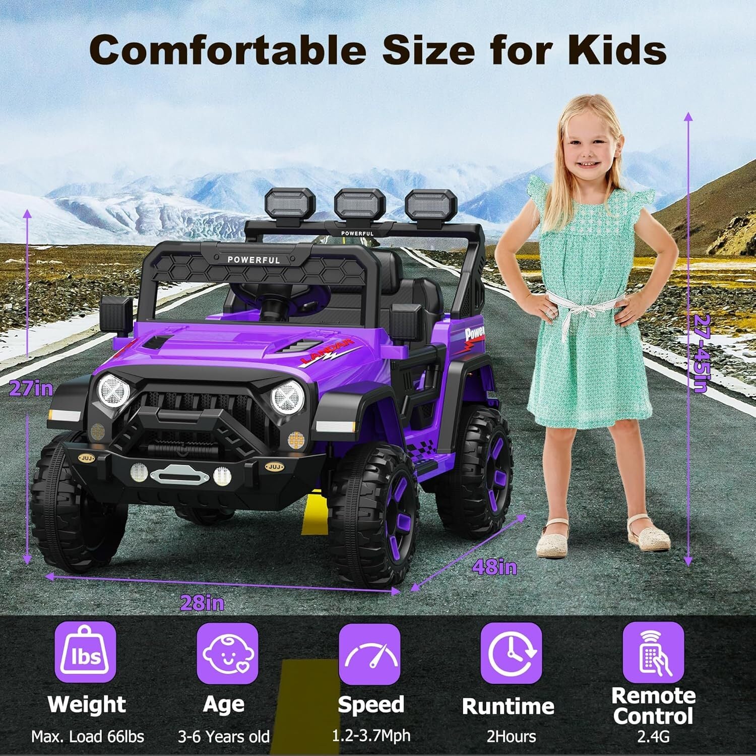 12V Kids Electric Ride-On Truck with Parent Remote Control Trend Times 13