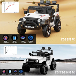 12V Kids Electric Ride-On Truck with Parent Remote Control Trend Times 24