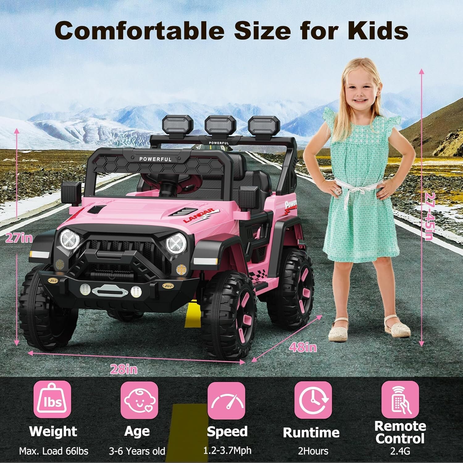 12V Kids Electric Ride-On Truck with Parent Remote Control Trend Times 5