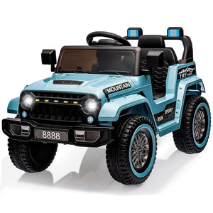 12V Kids Ride-On Truck Car with LED Lights, Horn, Music, and Spring Suspension Trend Times 2