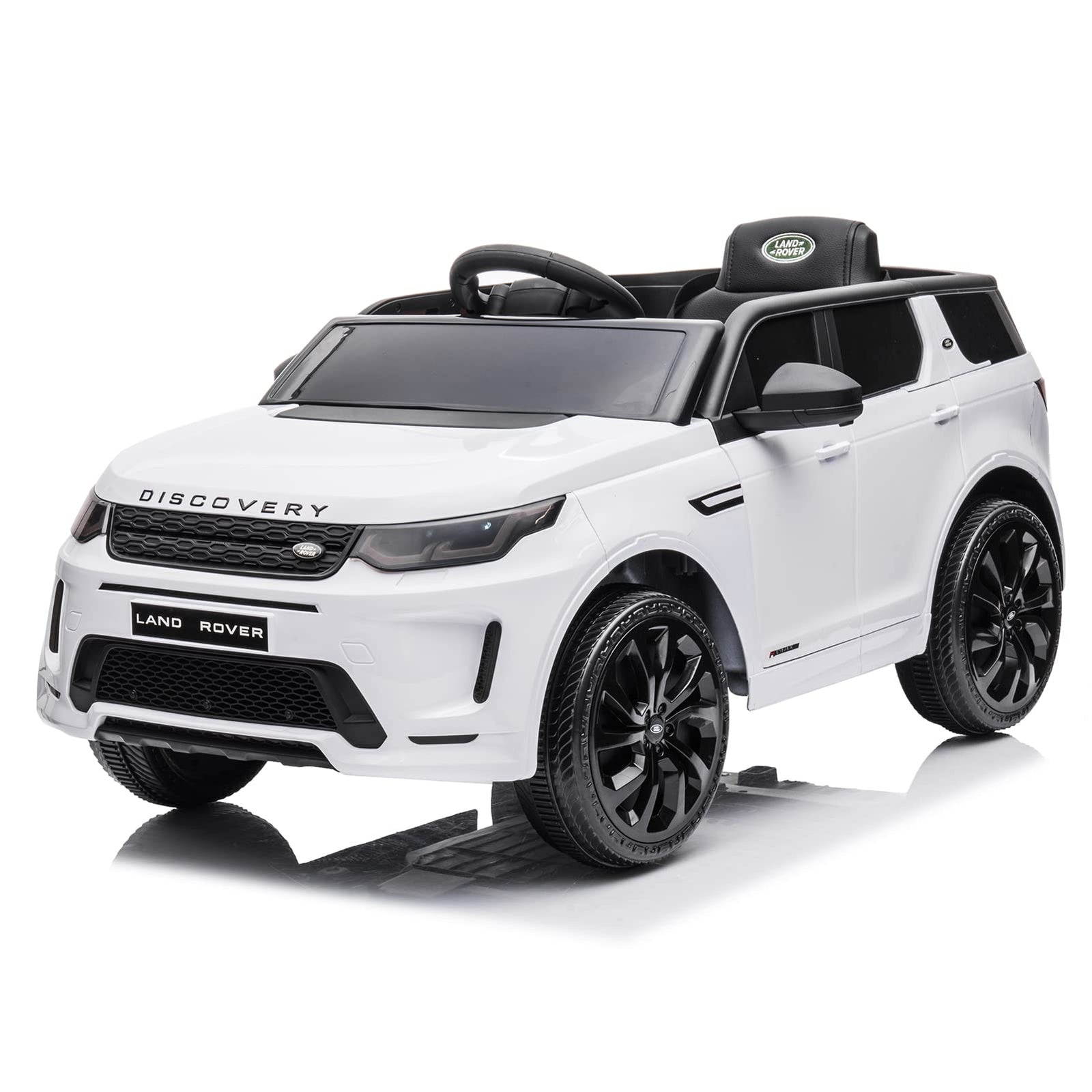 12V Licensed Land Rover Kids Electric Ride-On Truck with Remote Control Battery Car Trend Times 24