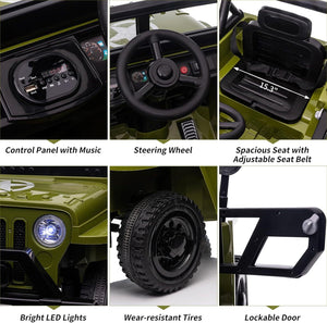12V Kids Ride-On Truck Car Toy with Remote Control for Children Trend Times 2