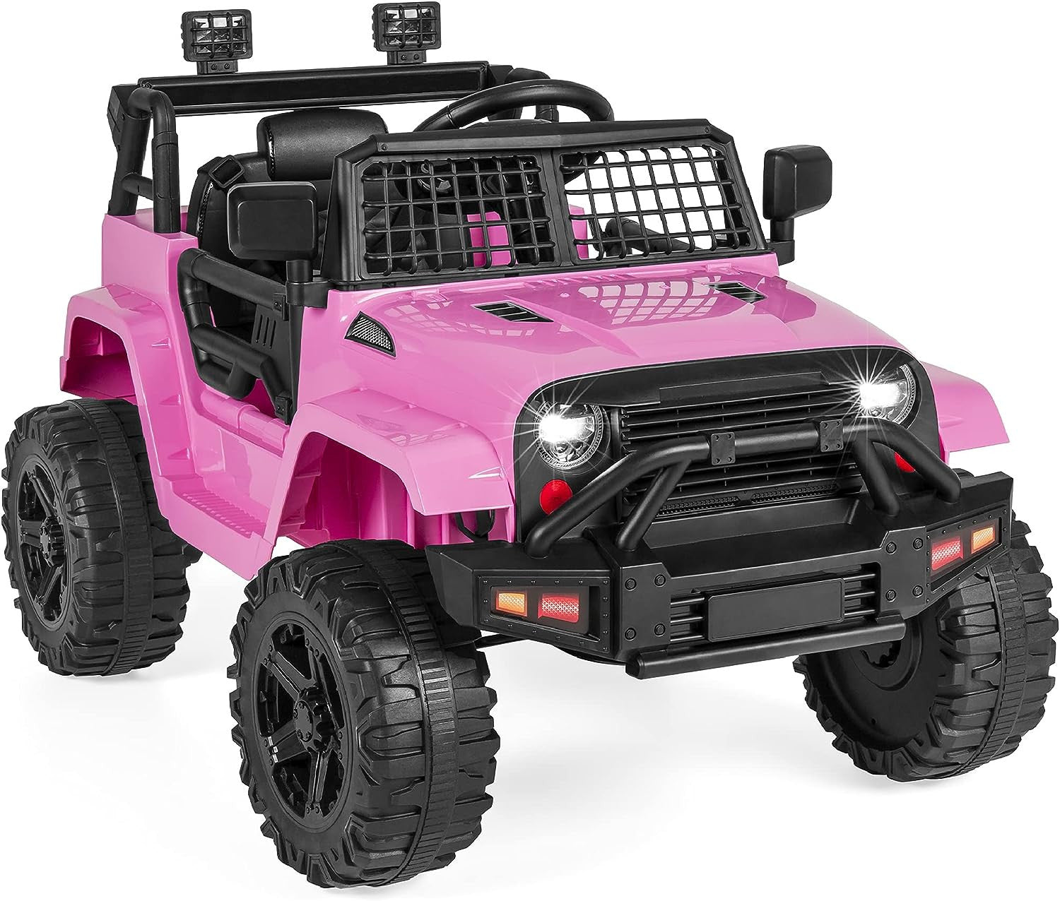 12V Kids Ride-On Truck Car with Parent Remote Control, Spring Suspension, and LED Lights Trend Times Variant 0