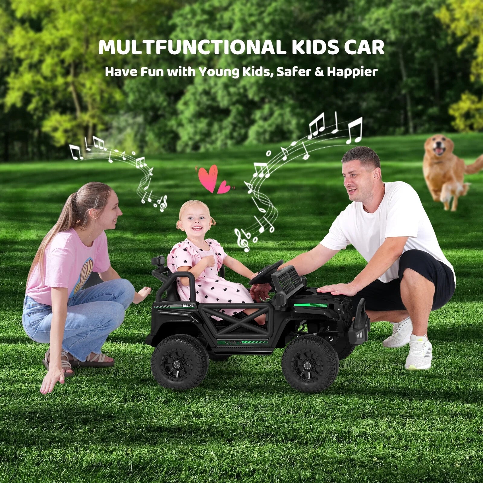 12V Kids Ride-On Electric Truck Car with 2.4G Remote Control and 3 Speed Settings Trend Times 10