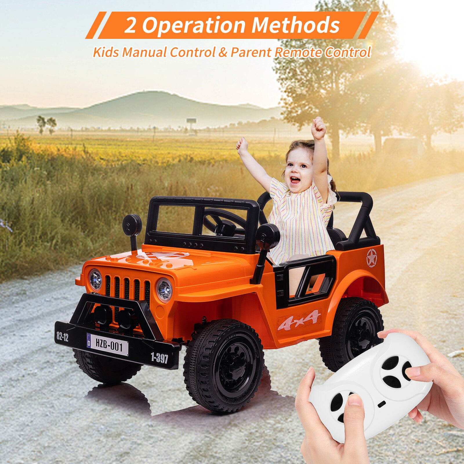 12V Electric Ride-On Truck Car for Kids with Remote Control and Safety Seat Belt Trend Times 14