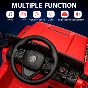 12V Kids Ride-On Truck Car with Remote Control, Music, LED Lights, and Horn Trend Times 5