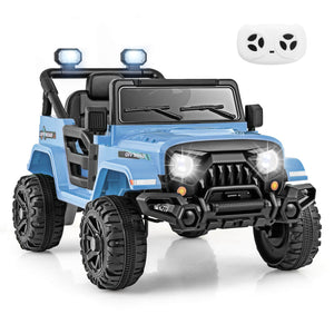 12V Kids Ride-On Truck Car with Remote Control, Threaded Wheels, 3 Speeds, and LED Lights Trend Times Variant 0