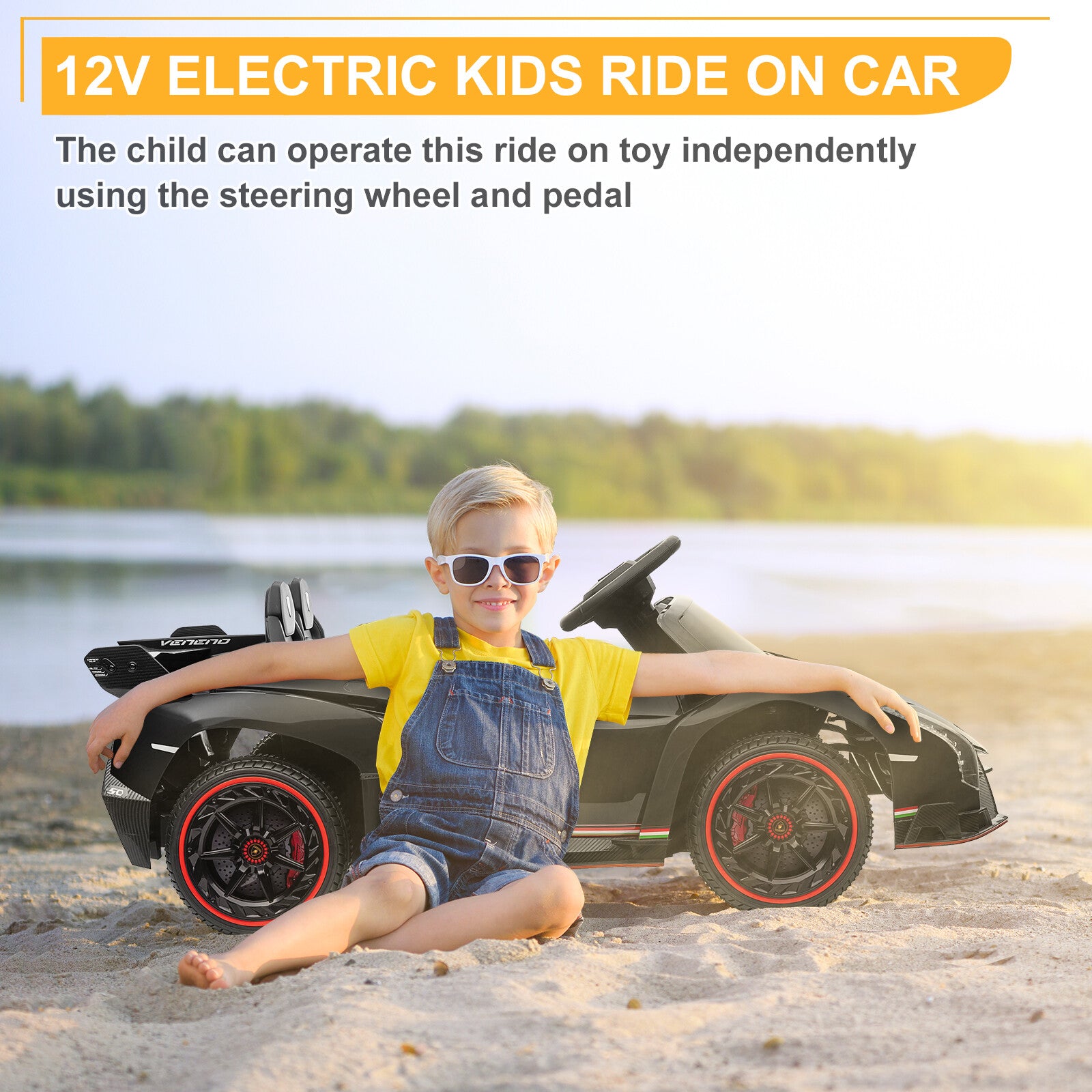 12V Kids Electric Ride-On Truck with Battery and Remote Control Trend Times 21