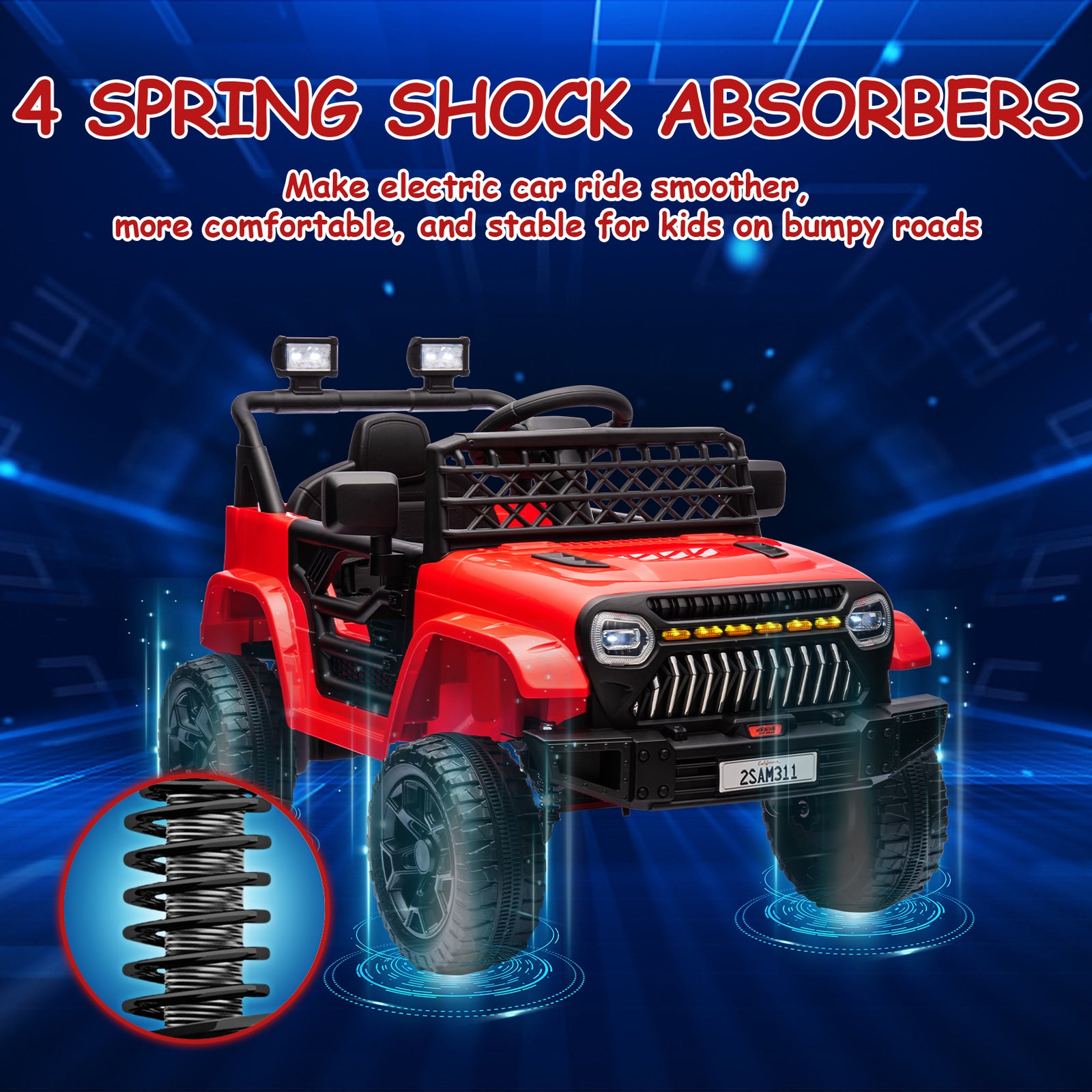 12V Electric Kids Ride-On Truck Toy with 2.4G Remote Control for Boys and Girls Trend Times 11