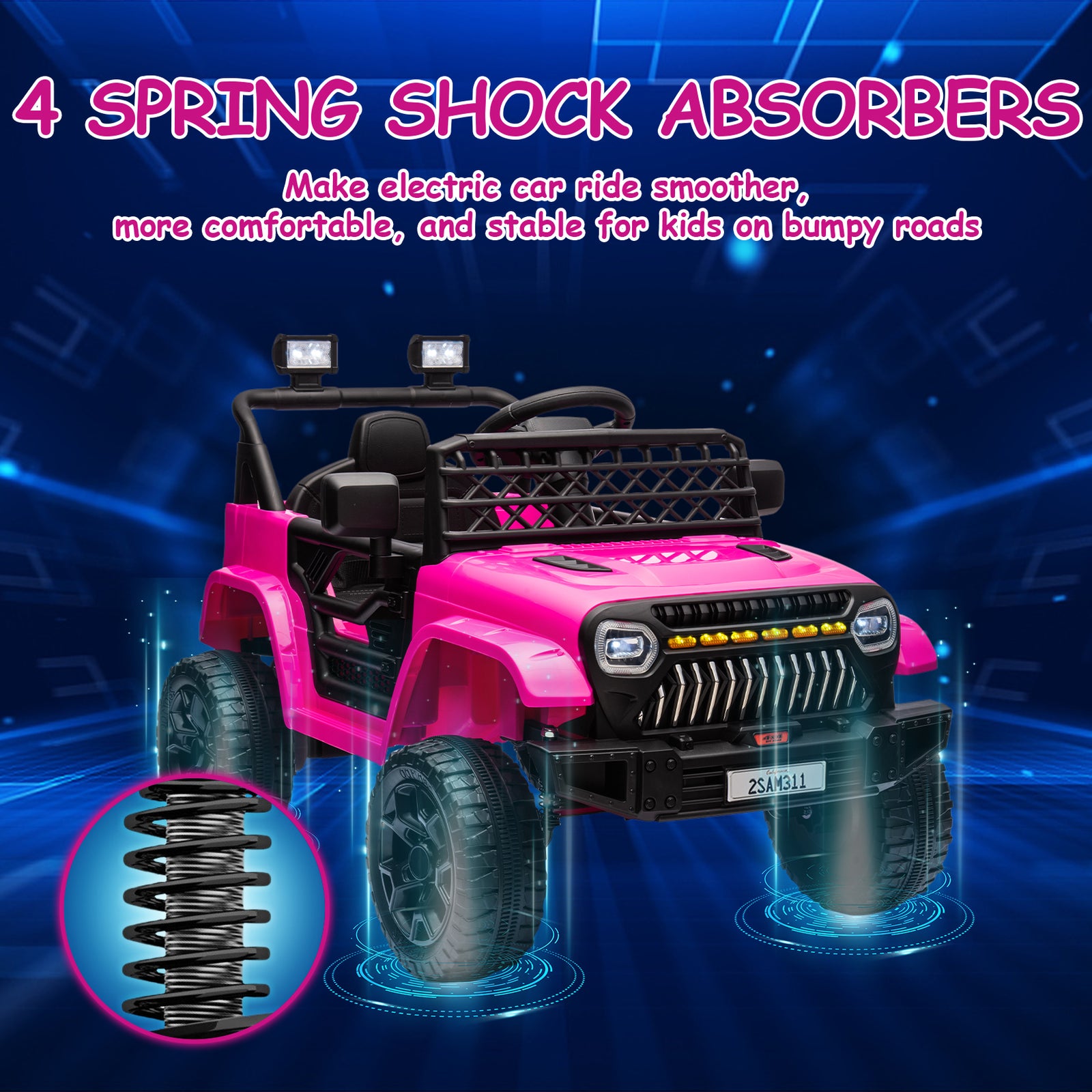 12V Electric Kids Ride-On Truck Toy with 2.4G Remote Control for Boys and Girls Trend Times 20