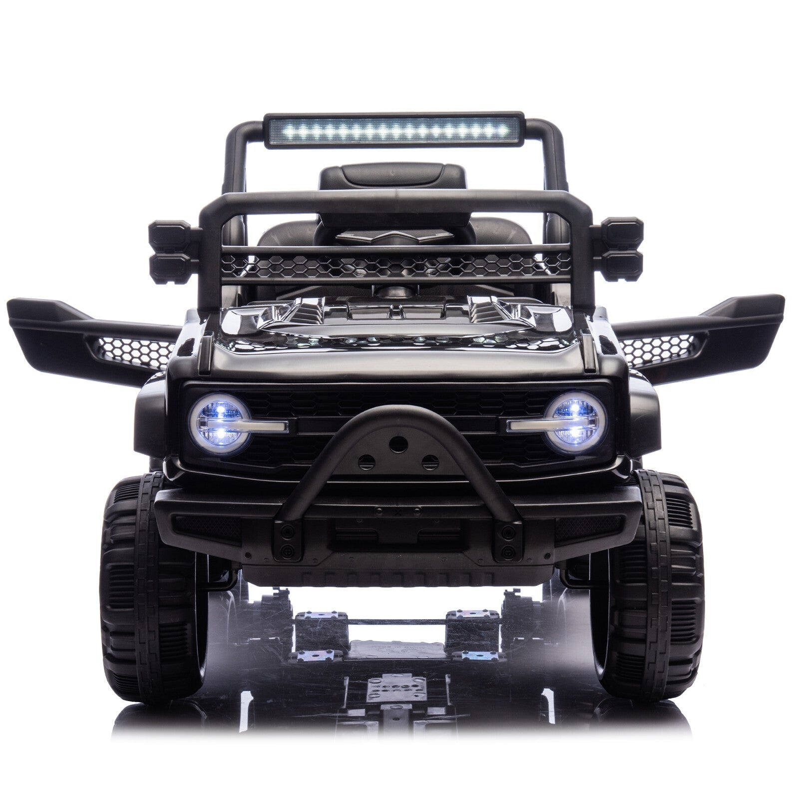 12V Electric Kids Ride-On Jeep Truck Toy Car with 6 Wheels and Remote Control Battery Powered Trend Times 1