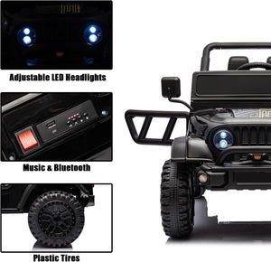 12V Kids Electric Ride-On UTV Truck with Remote Control and Bluetooth Off-Road Toy Car Trend Times 4