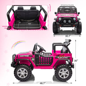 12V Electric 2-Seater Kids Ride-On Jeep Truck with Remote Control Toy Car Trend Times 12