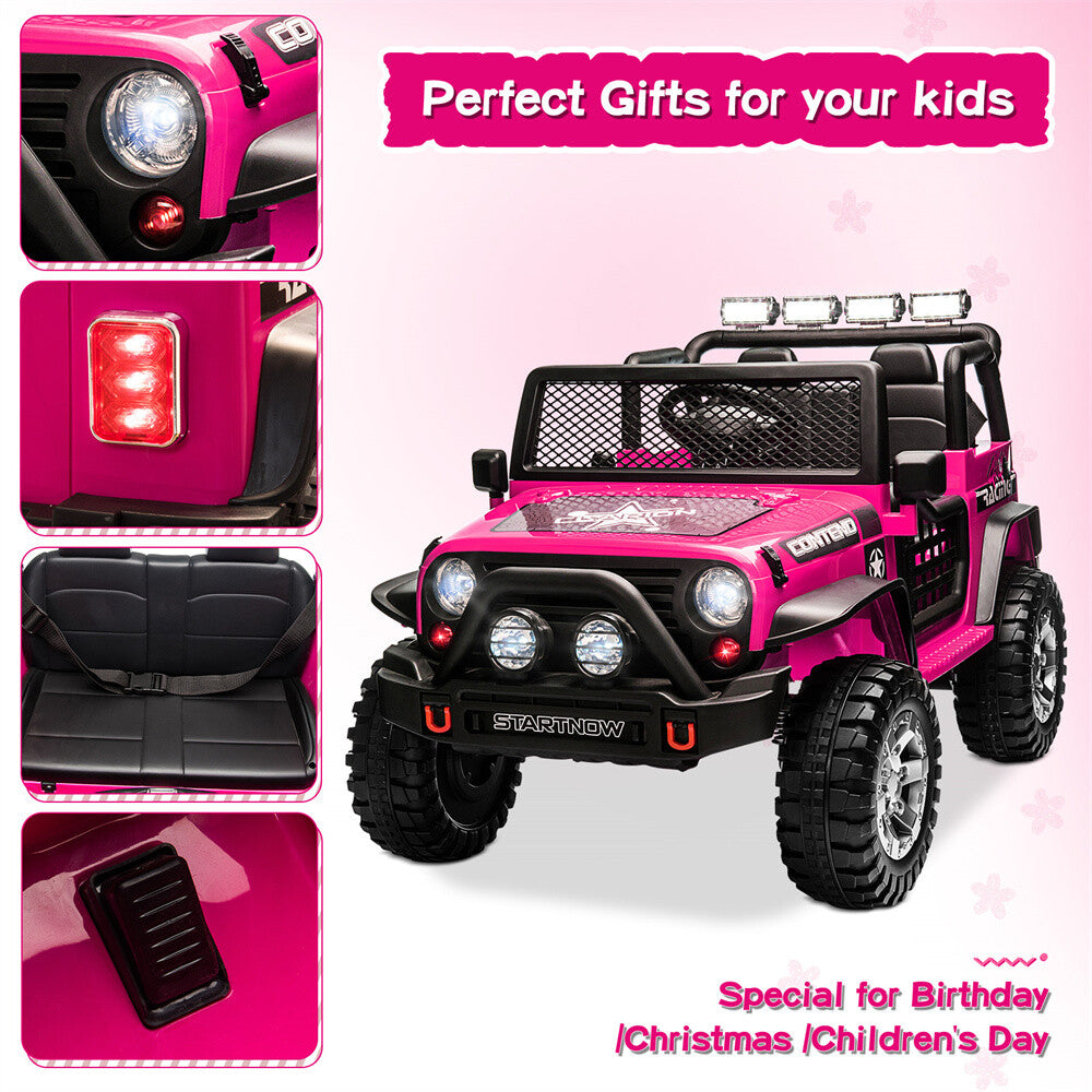 12V Kids Electric Ride-On Jeep Truck with Remote Control Toy Car Trend Times 1