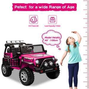 12V Kids Electric Ride-On Jeep Truck with Remote Control Toy Car Trend Times 6