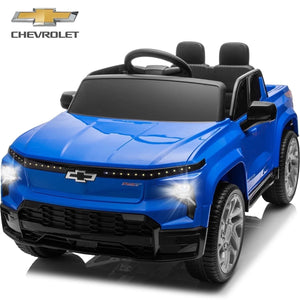 12V Kids Electric Ride-On Truck Licensed Chevrolet Silverado with Remote Control Toy Trend Times 0