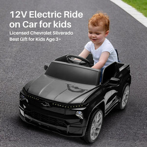 12V Kids Electric Ride-On Truck Licensed Chevrolet Silverado with Remote Control Toy Trend Times 19