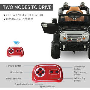12V Kids Ride-On Off-Road Electric Truck with MP3 Connection and Working Horn Trend Times 4