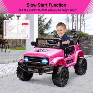 12V Kids Ride-On Truck Car with Parental Remote Control, Lights, and Music Trend Times 5