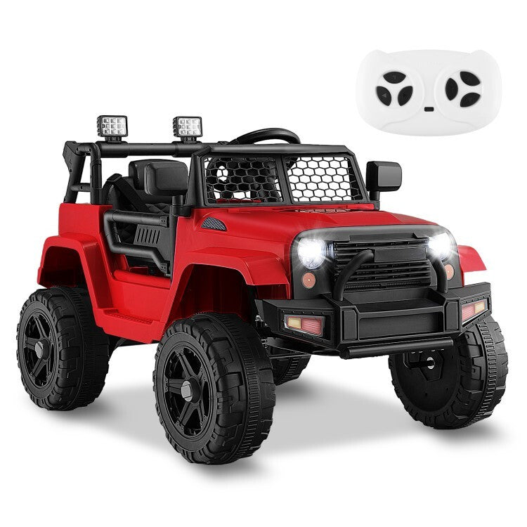 12V Kids Ride-On Truck for Toddlers with Remote Control and Headlights Trend Times 0